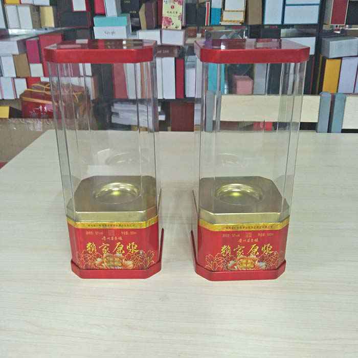 八角(jiao)透明下部(bu)鐵底座半(ban)PET…