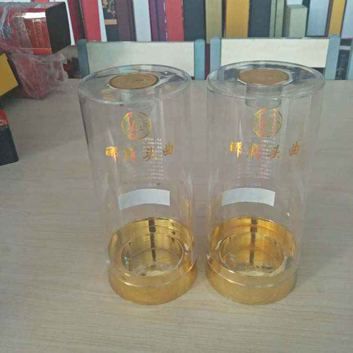 小圓(yuan)桶透明(ming)盒 底座(zuo)電鍍